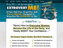 Tablet Screenshot of extrovertme.com